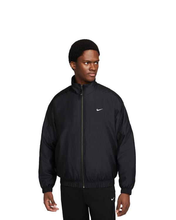 Nike bomber jacket black and outlet white